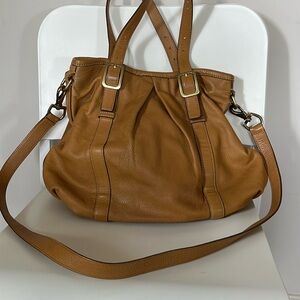 Cole Haan leather bag camel colour